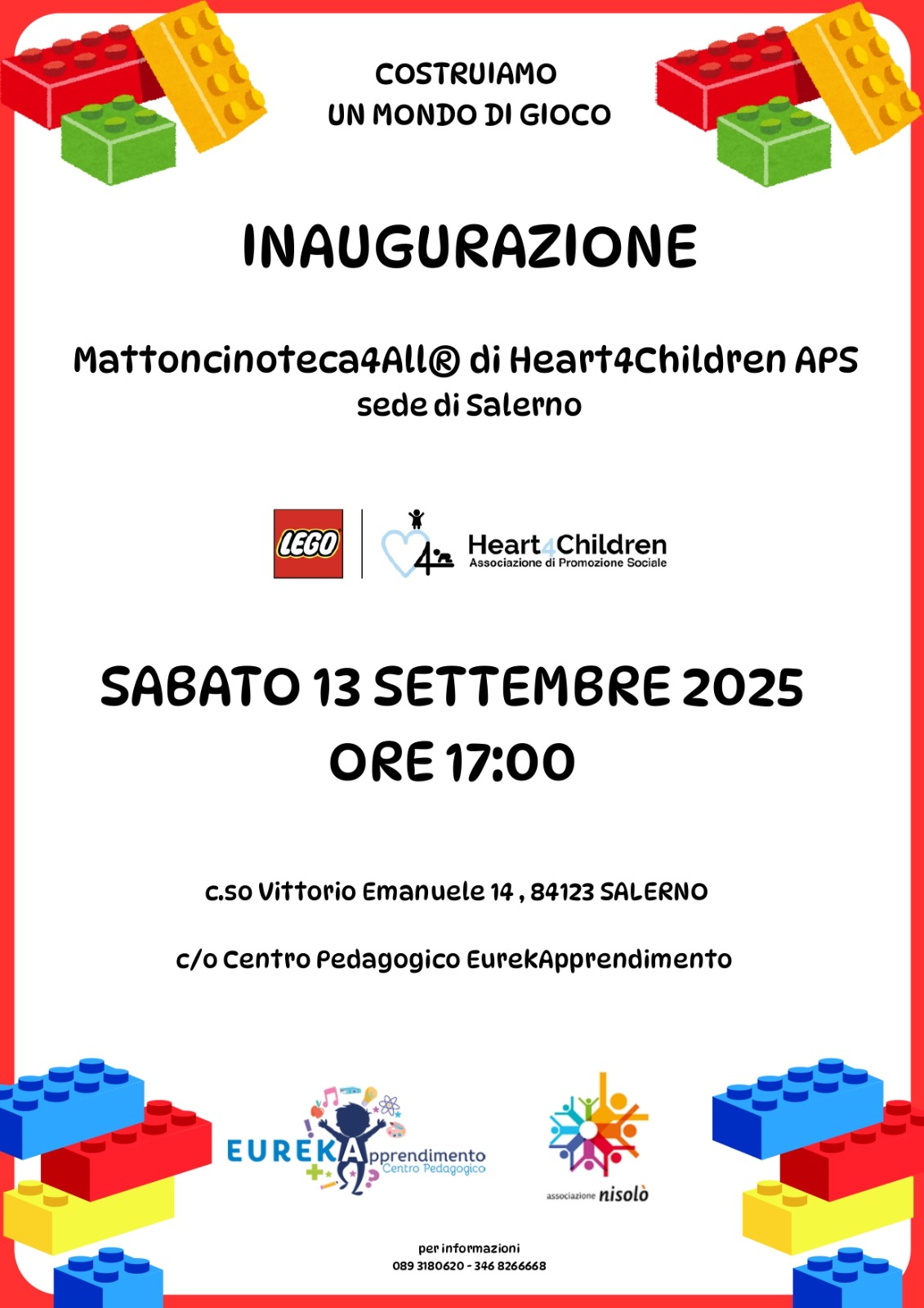 EurekApprendimento - Mattoncinoteca 2025 - Inaugurazione